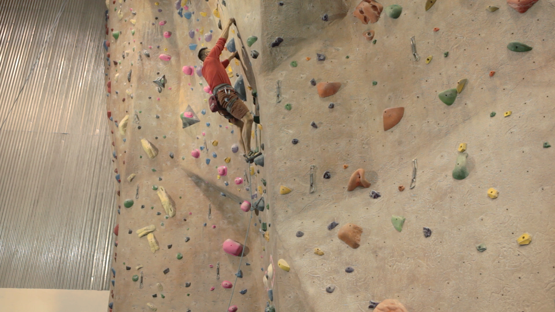 Gym Lead Climbing: 9. Lead Falling