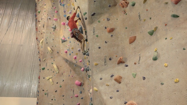 Gym Lead Climbing: 9. Lead Falling