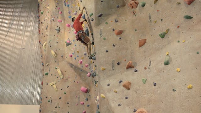 Gym Lead Climbing: 9. Lead Falling