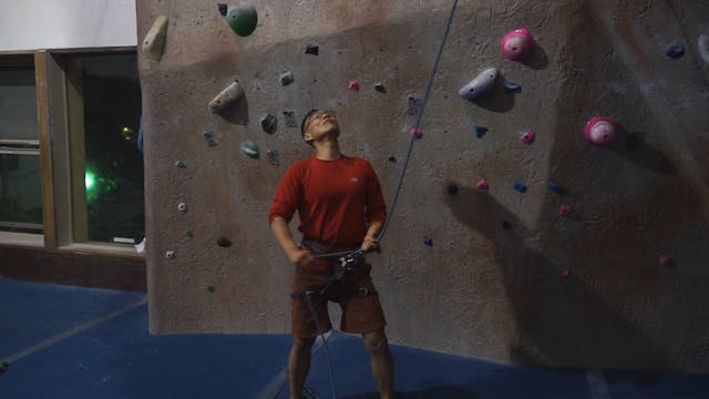 Gym Lead Climbing: 11. Lead Belay Sta...