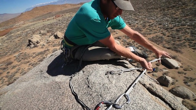 Basic & Intermediate Outdoor Climbing: 6. Top Rope Anchor - Using a Double Length Sling