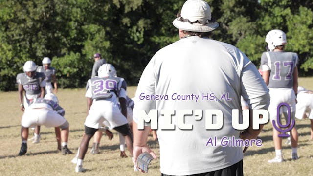 Mic'd Up Practice | Geneva County HS, AL