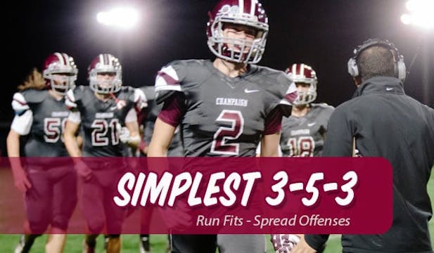 The Simplest 3-5-3 | p3 | Run Fits - Spread Offenses