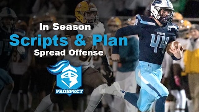 Practice Planning/Scripting for the Spread Offense During the Season