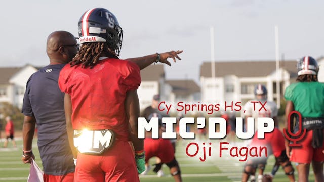 Mic'd Up Practice | Cy Springs, TX