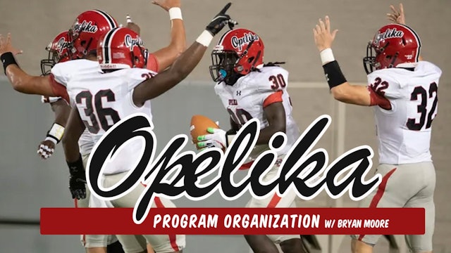 Opelika Football: Program Organization