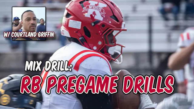 Running Back Pre-Game Drill Set