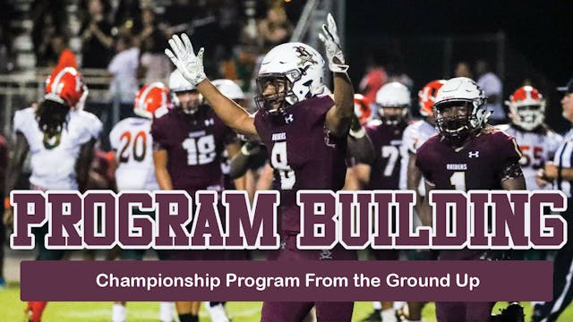 Building a Championship Program from ...