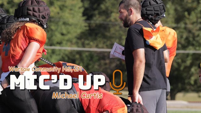 Mic'd Up Practice | Michael Curtis - ...