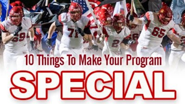 Jim McKee | 10 Things To Make Your Program Special
