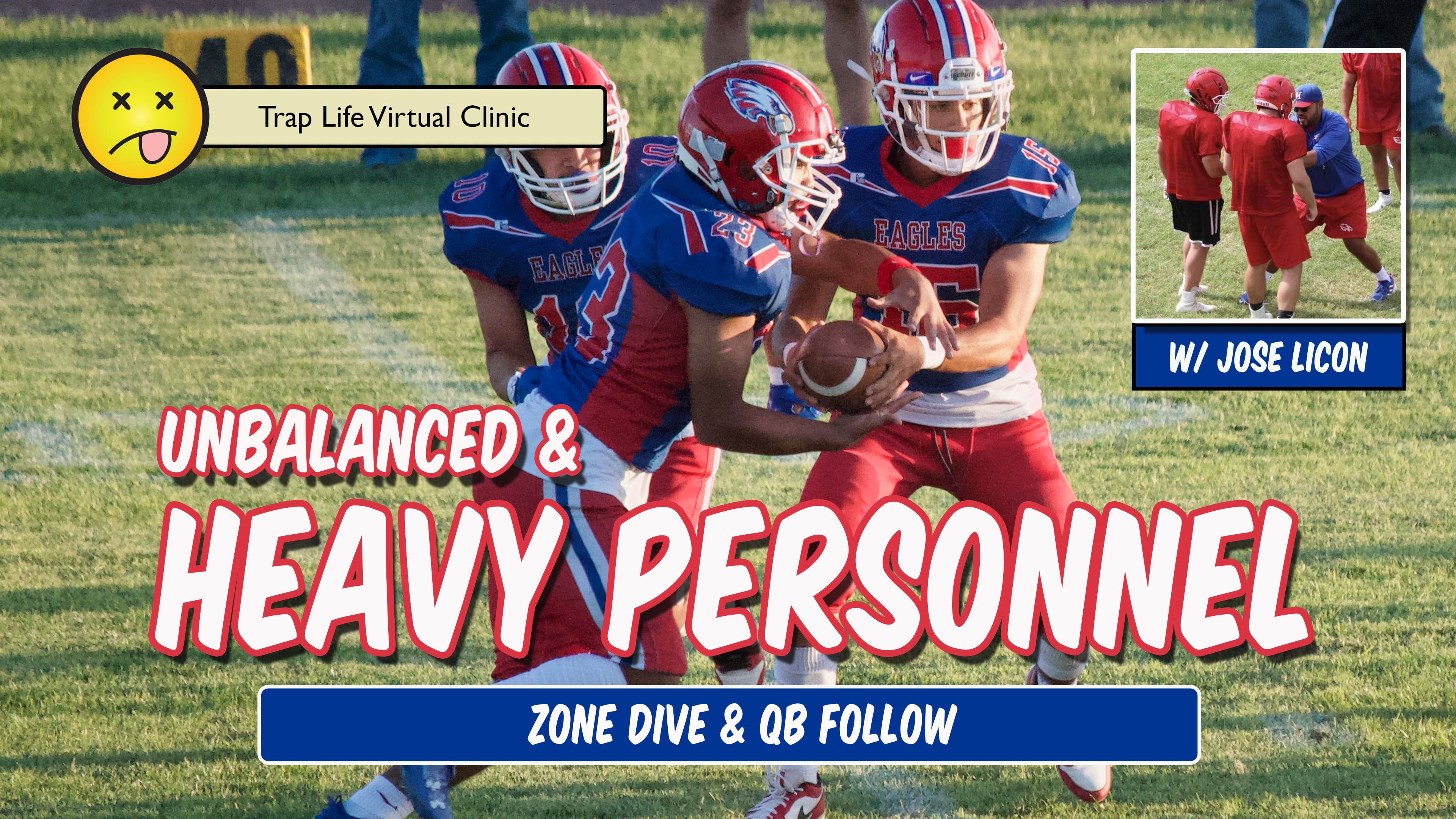 Unbalanced Formations & Heavy Personnel - Zone Dive/Q Follow