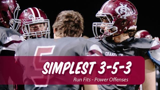 The Simplest 3-5-3 | p2 | Run Fits - Power Offenses