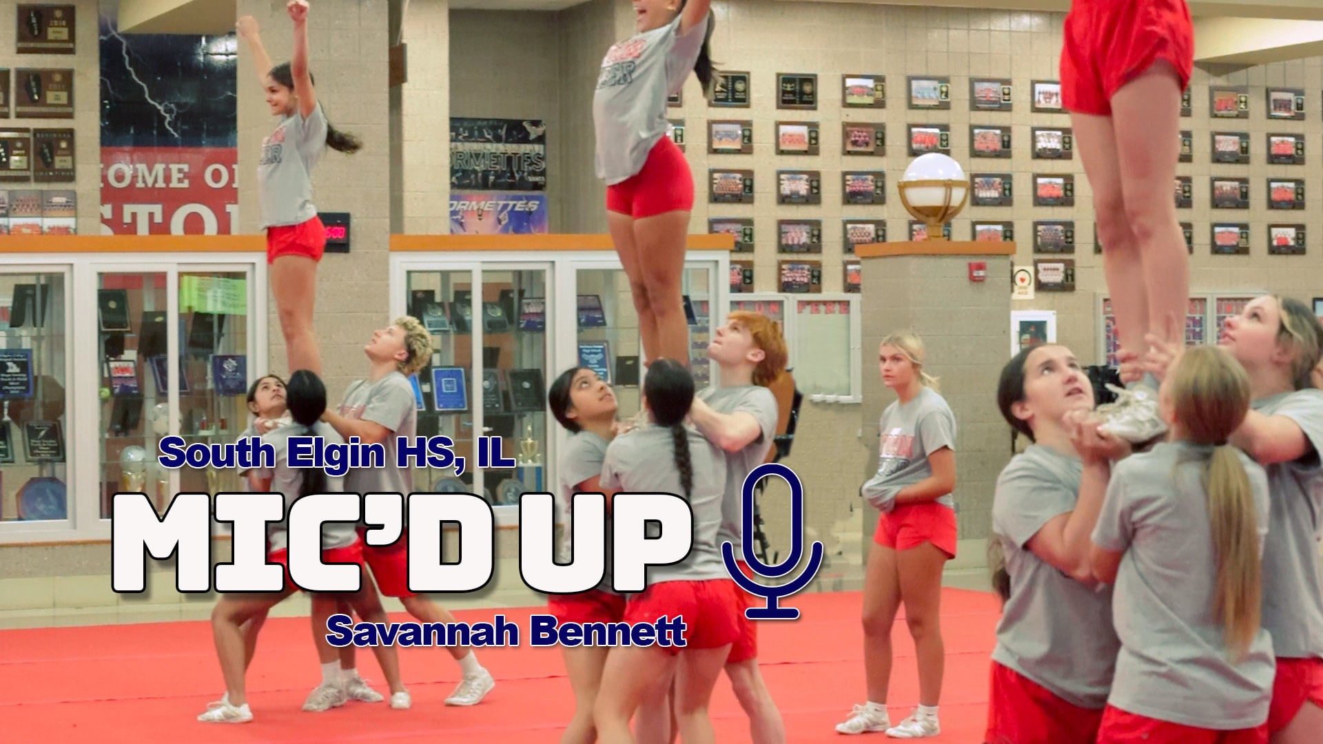 Mic'd Up Practice | South Elgin HS, IL - Cheer