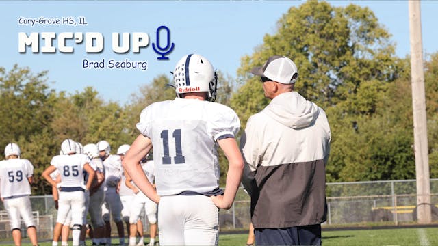 Mic'd Up Practice | Cary-Grove HS, IL