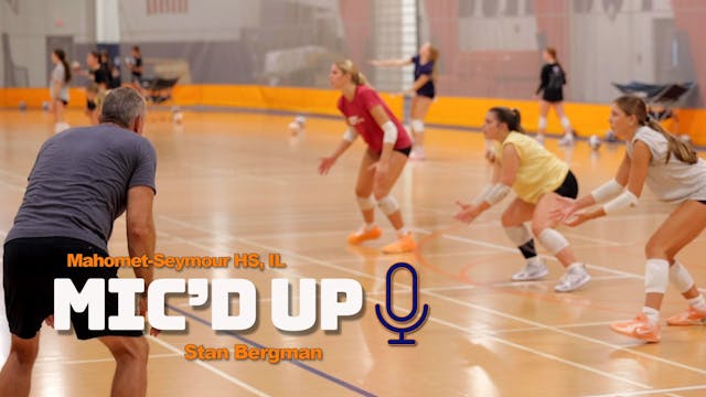 Volleyball Practice | Mic'd Up with S...