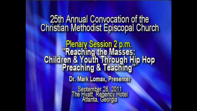CME Convocation 2011 - Dr.Mark Lomax Part 1