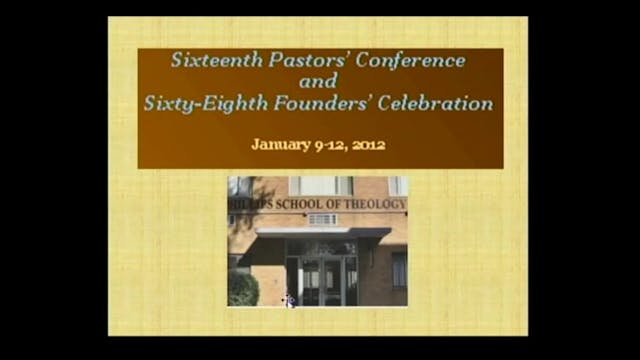 Pastors Conference 2012 - Handy Part 2