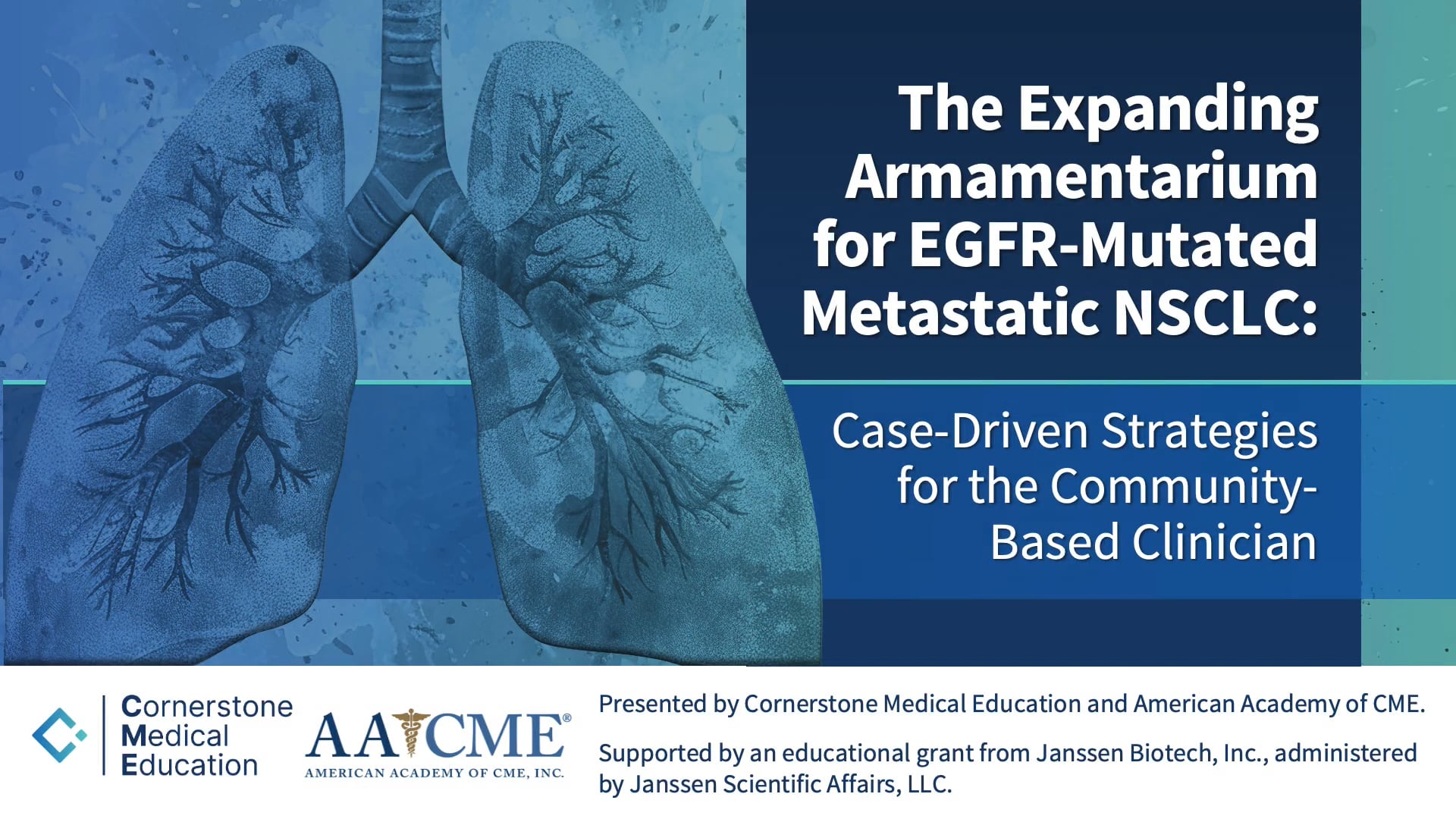 The Expanding Armamentarium for EGFR-Mutated Metastatic NSCLC