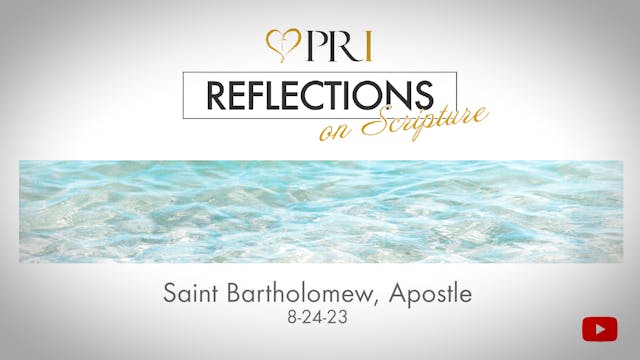 PRI Reflections Scripture | Feast of ...