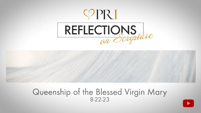 PRI Reflections Scripture | Memorial ...