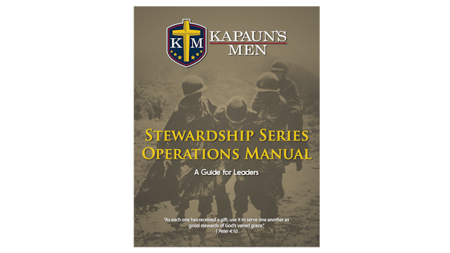 Kapaun's Men Stewardship Series Operations Manual