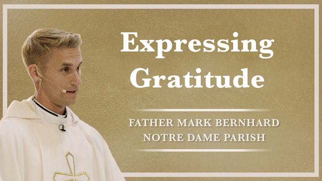 Expressing Gratitude | Sunday October 9th