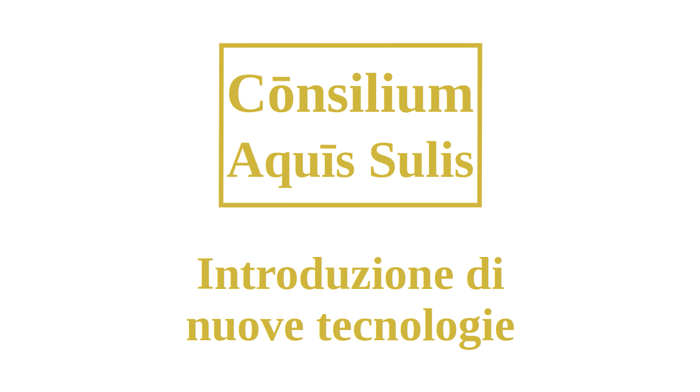 Introduzione di nuove tecnologie