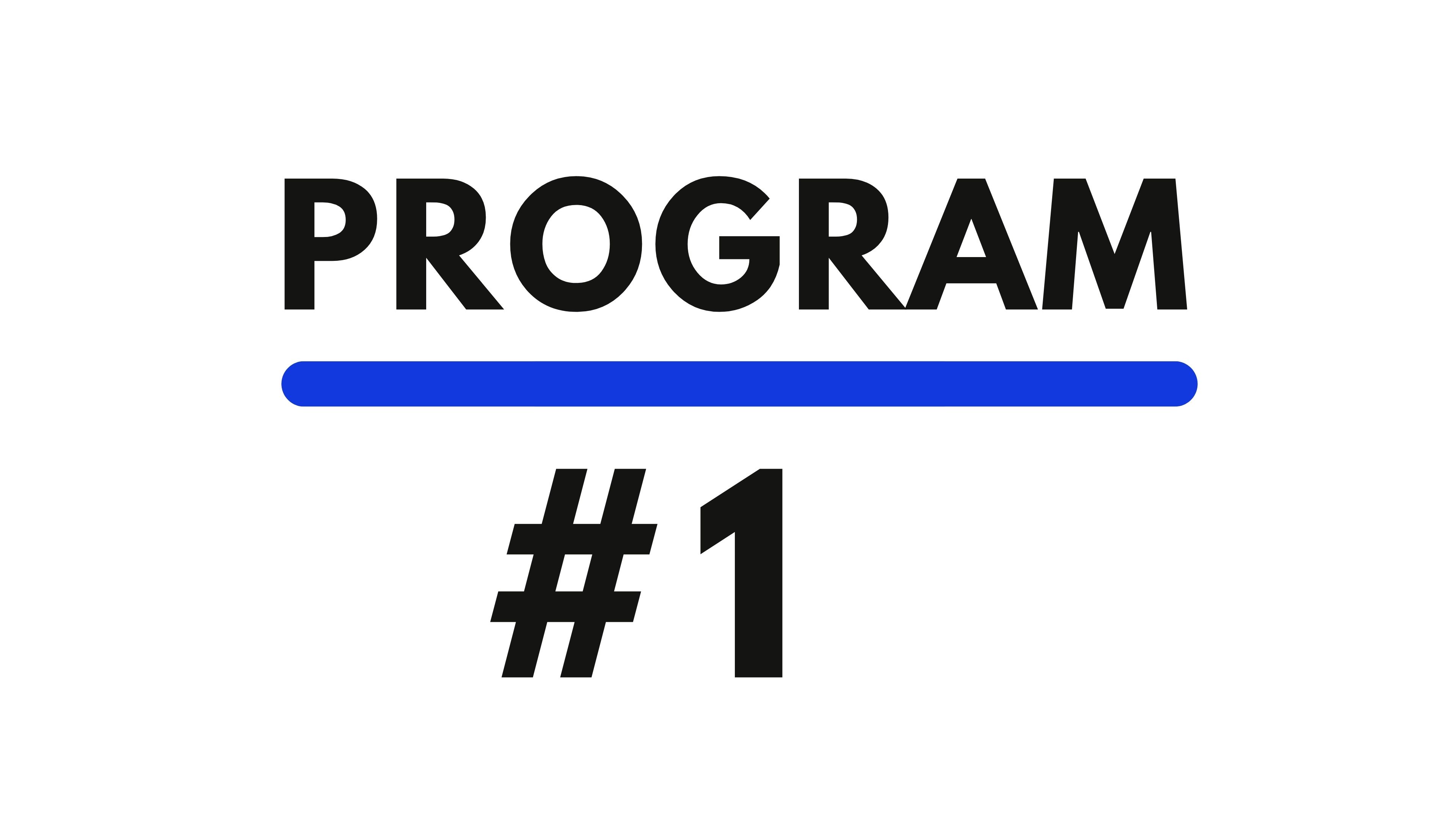 Program #1