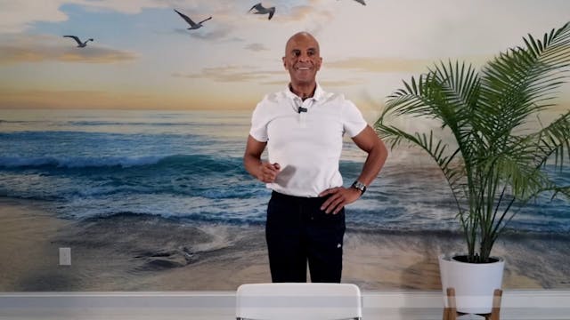 hands out fist up - standing