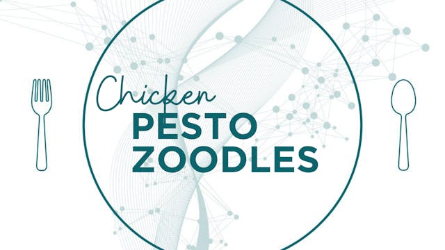 Chicken Pesto Zoodles