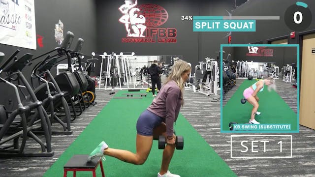 3. Glute Dominant Bulgarian Split Squat