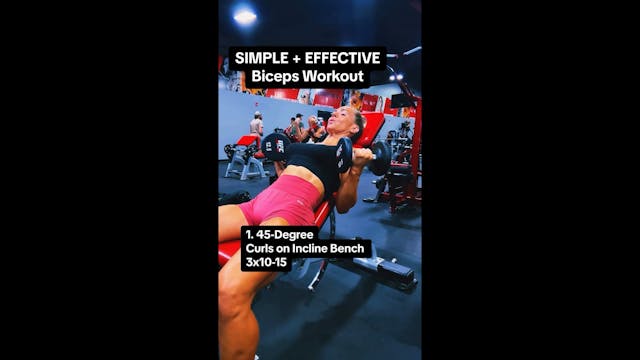 Simple + Effective Biceps Workout