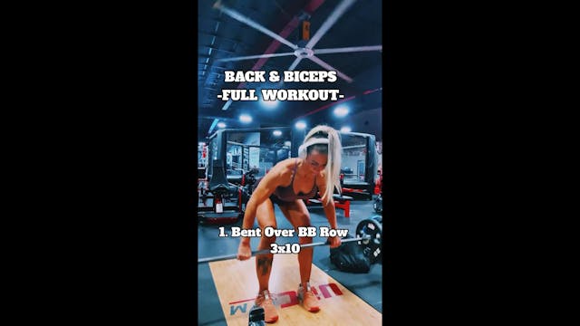 Back & Biceps Full Workout