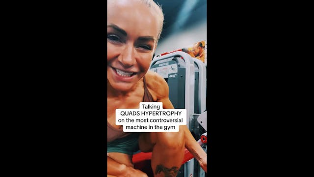 Talking QUADS HYPERTROPHY on the Most...