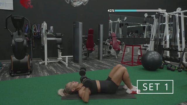 2. 45-Degree Explosive DB Floor Press