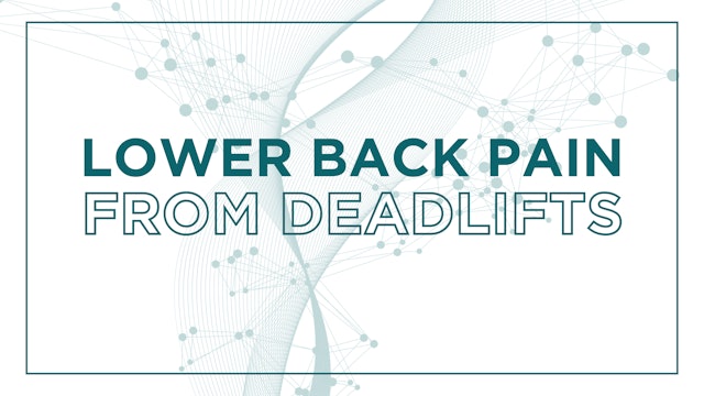 Why Your Lower Back Hurts from Deadlifts