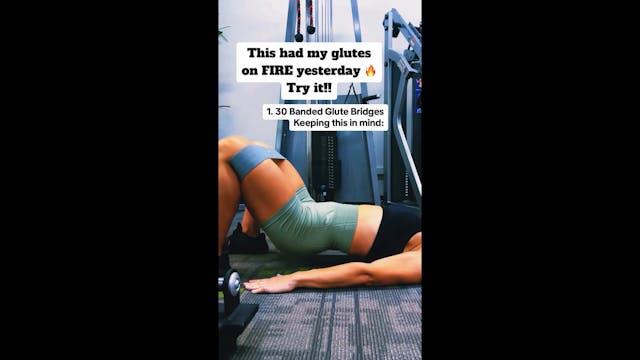 This Had My Glutes on Fire - Try it!