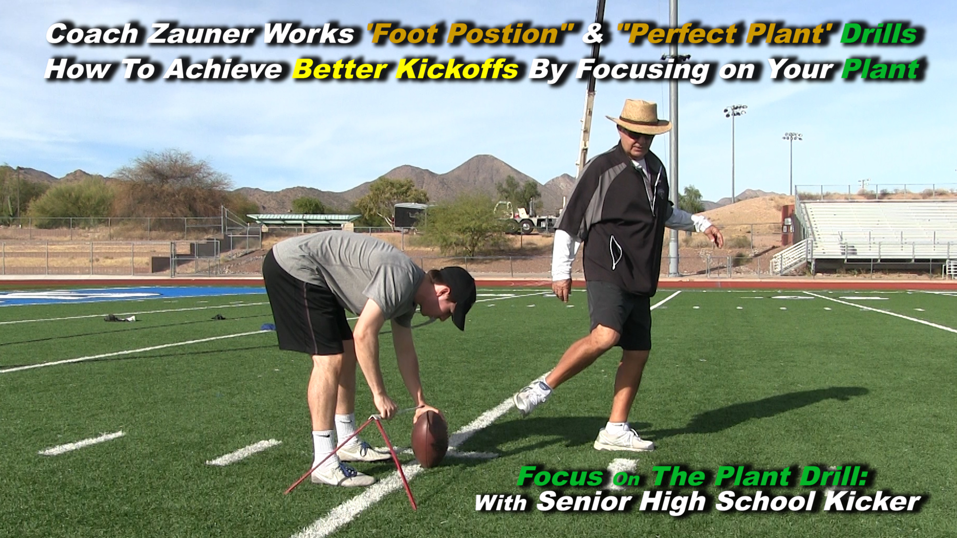 #6 Coach Zauner Works Drills To Achieve Better Kickoffs with High School Kicker