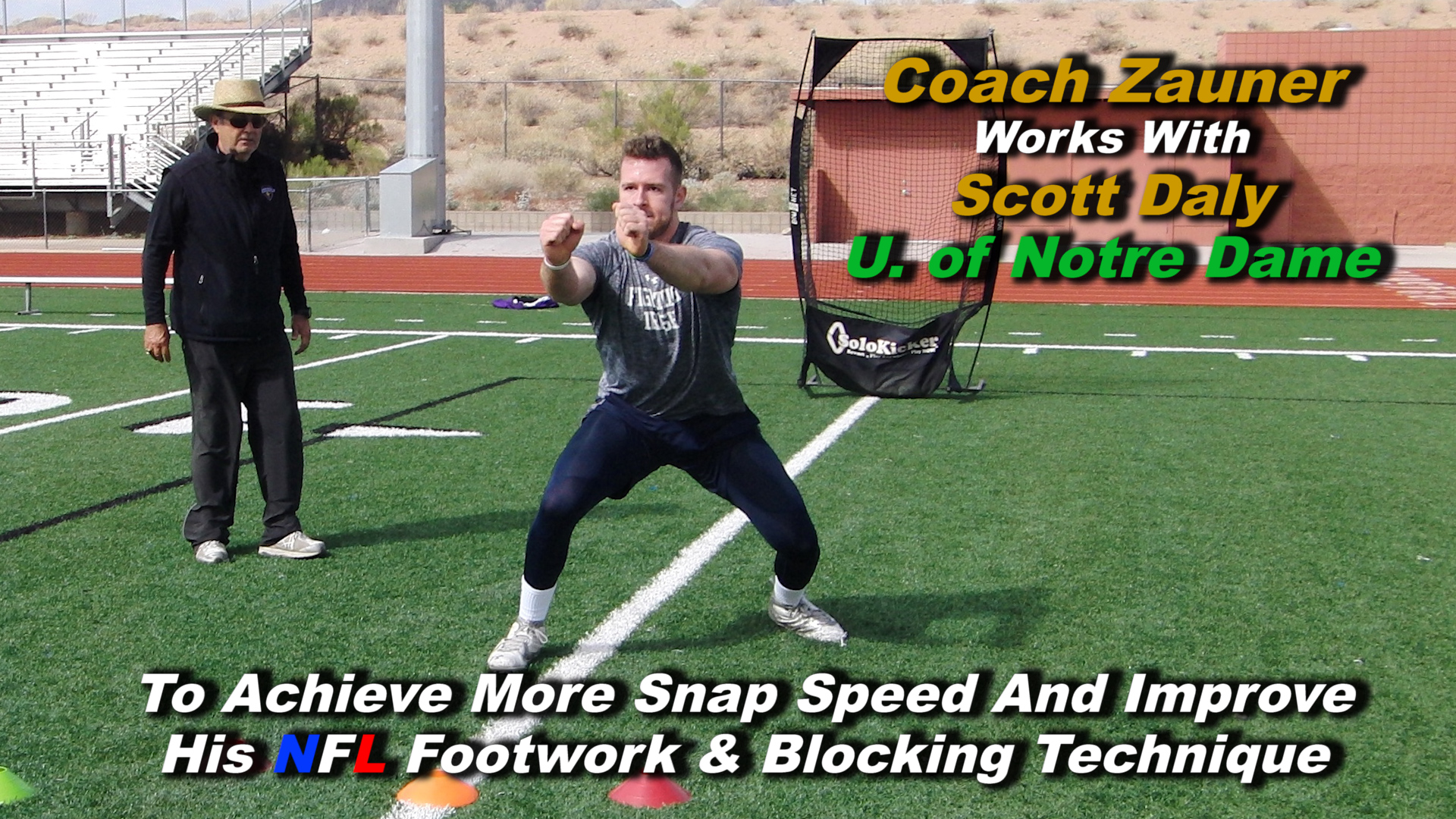 #11 Coach Zauner's ONE on ONE Snapping Lesson with Scott Daly U. of Notre Dame