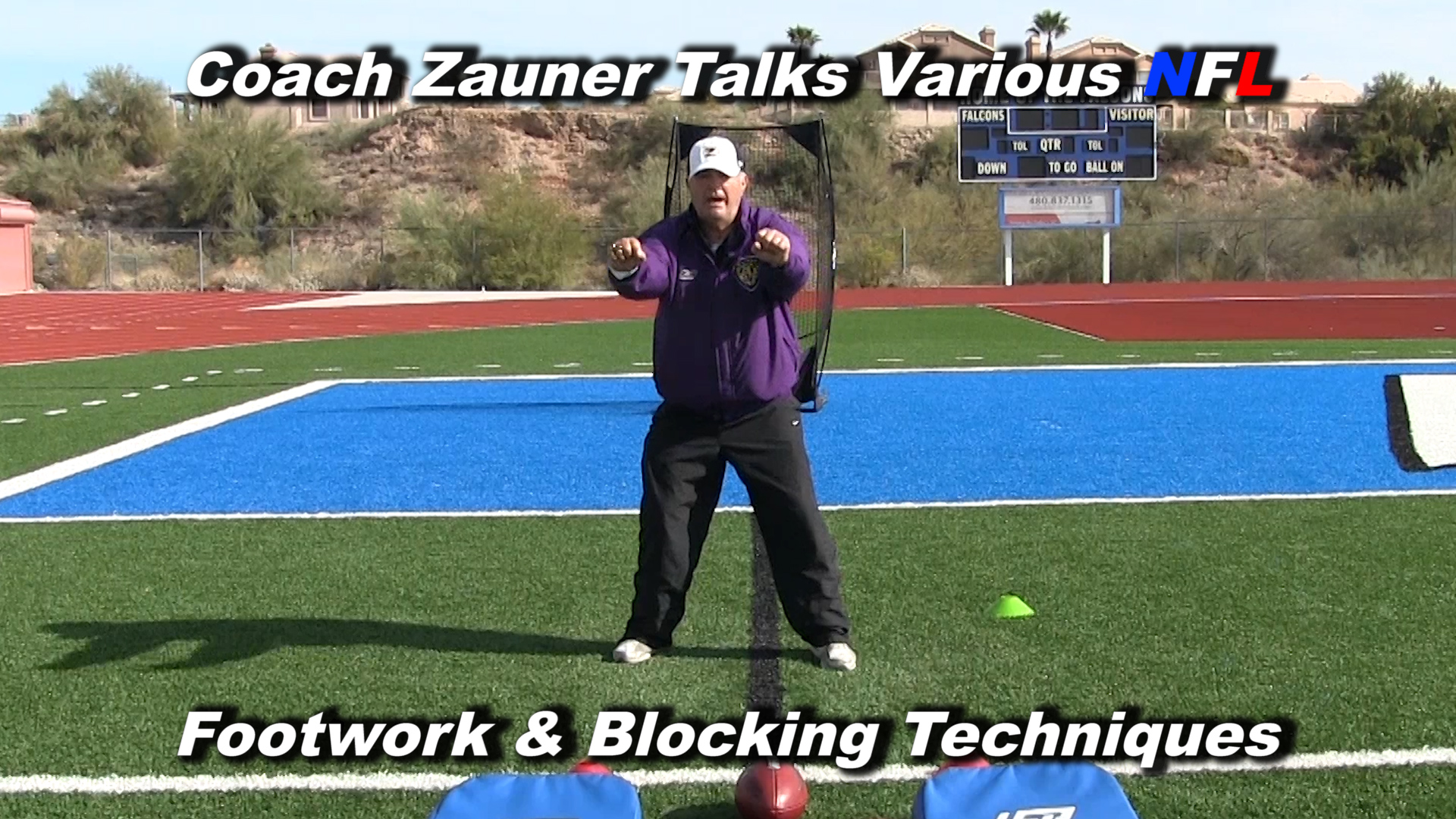 #12 Coach Zauner Talks Various NFL Footwork & Blocking Techniques