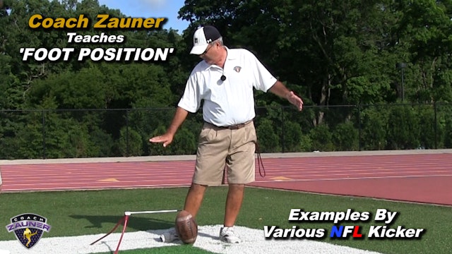 #1 Coach Zauner Teaches Proper 'Foot Position'