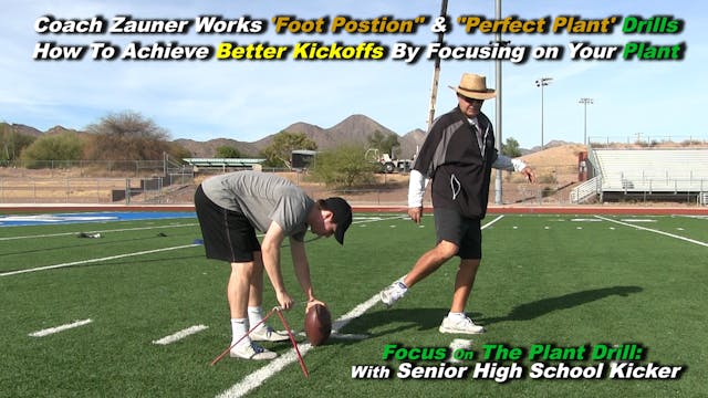 #5 Coach Zauner Works Drills to Achieve Better Kickoffs with High School Kicker 