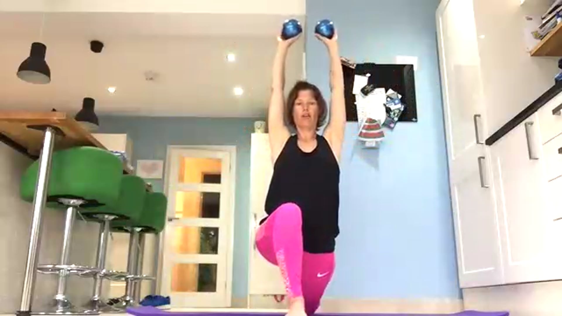 108 - Intermediate total body class using weights.