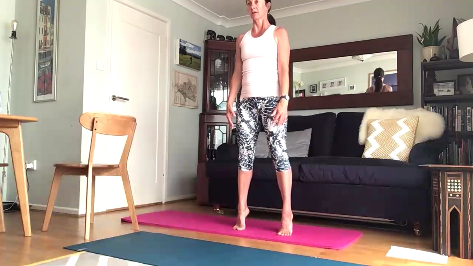 102 - Intermediate Class - Full body exercise using a chair.