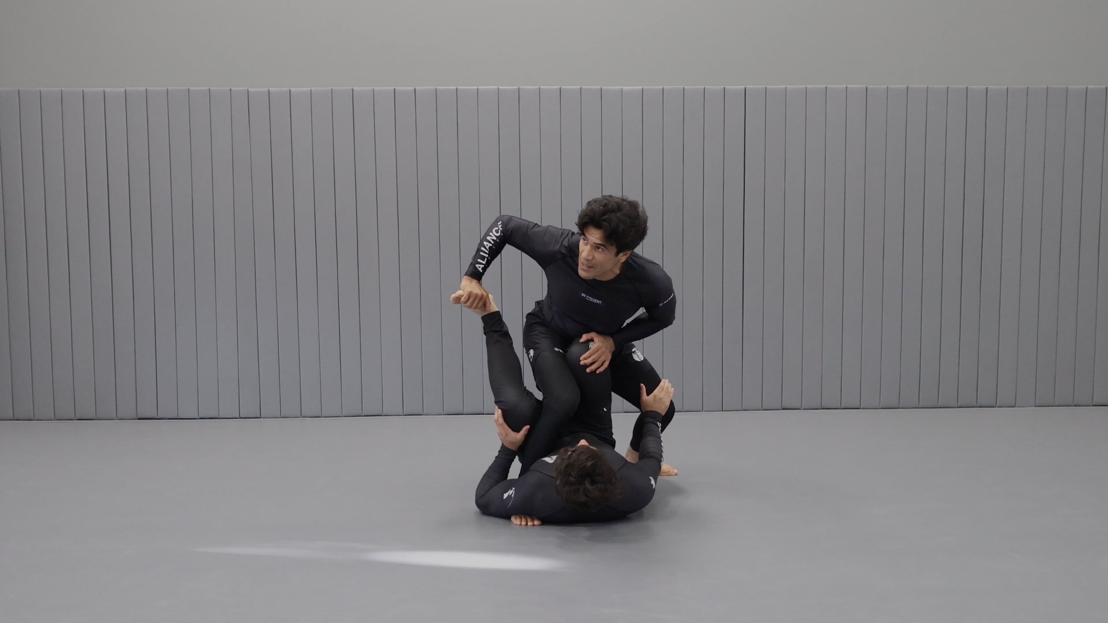 Single Leg X Drill: Passing with Long Step & Dropping to Mount (Part 2)