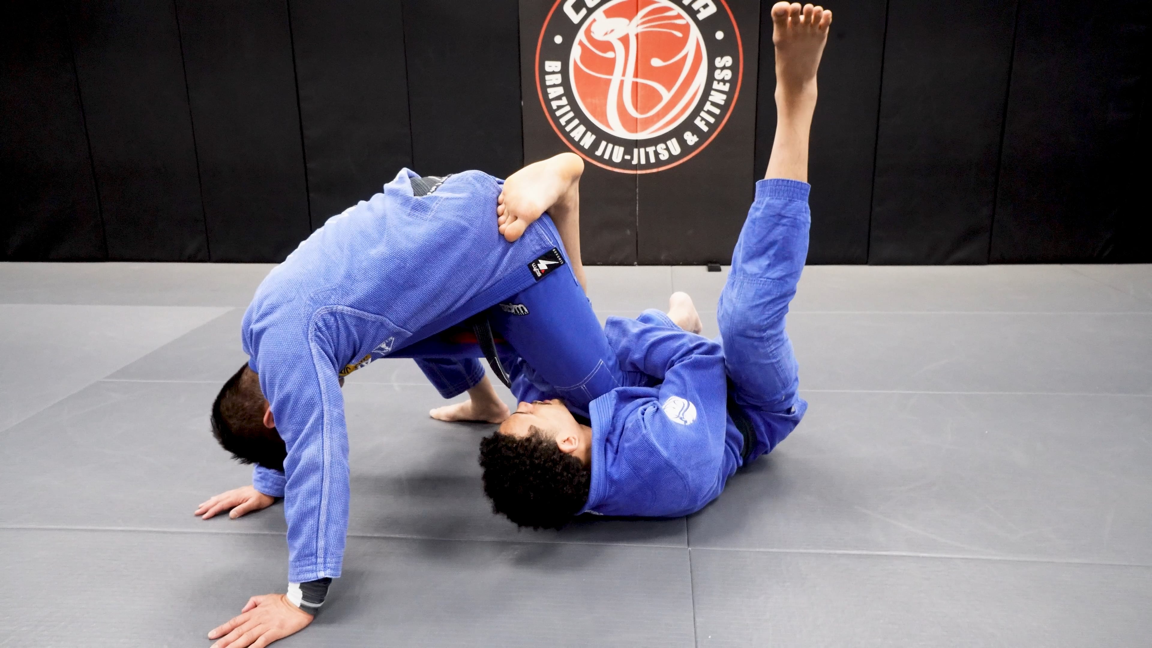 Modified X Guard Sweep From Sit Up Guard