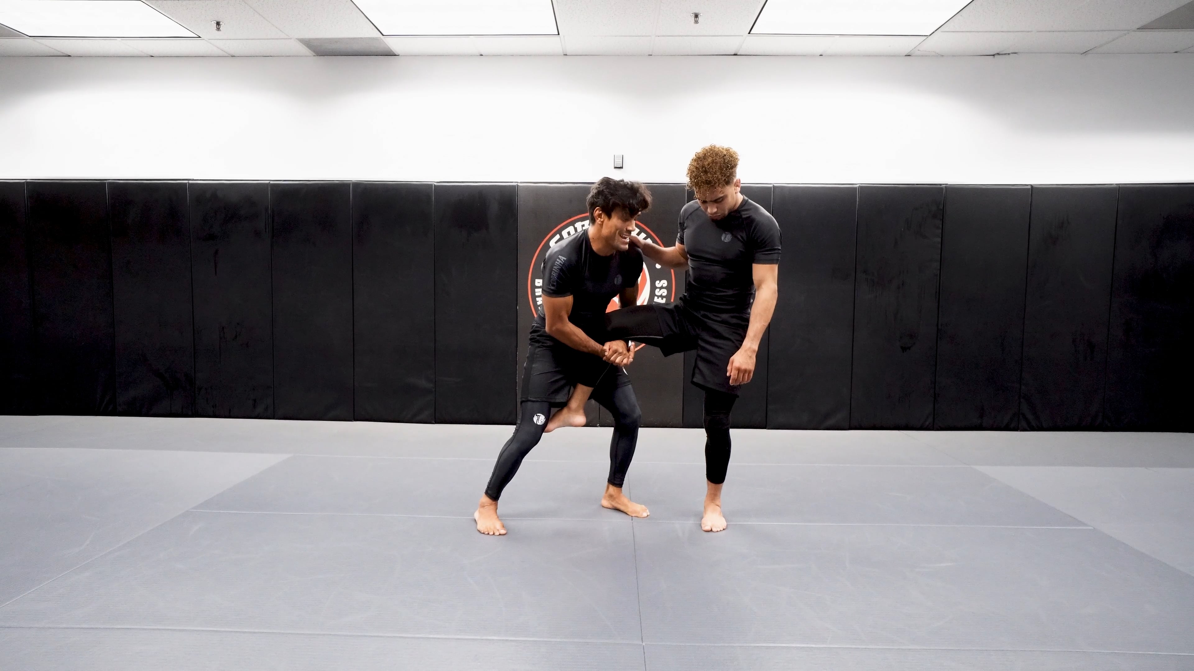 Tie Up To The Single Leg To The Take Down To The Side Control