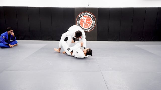 Cobrinha Footwork Passing Sequence Drill