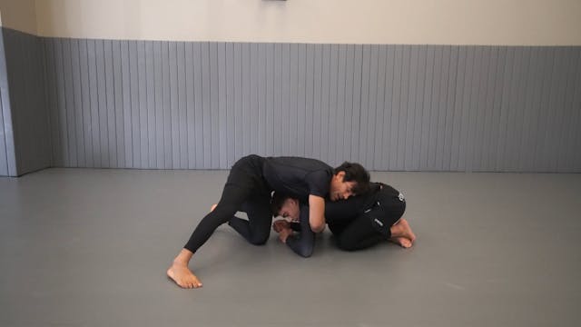 Front Headlock to Arm in Guillotine