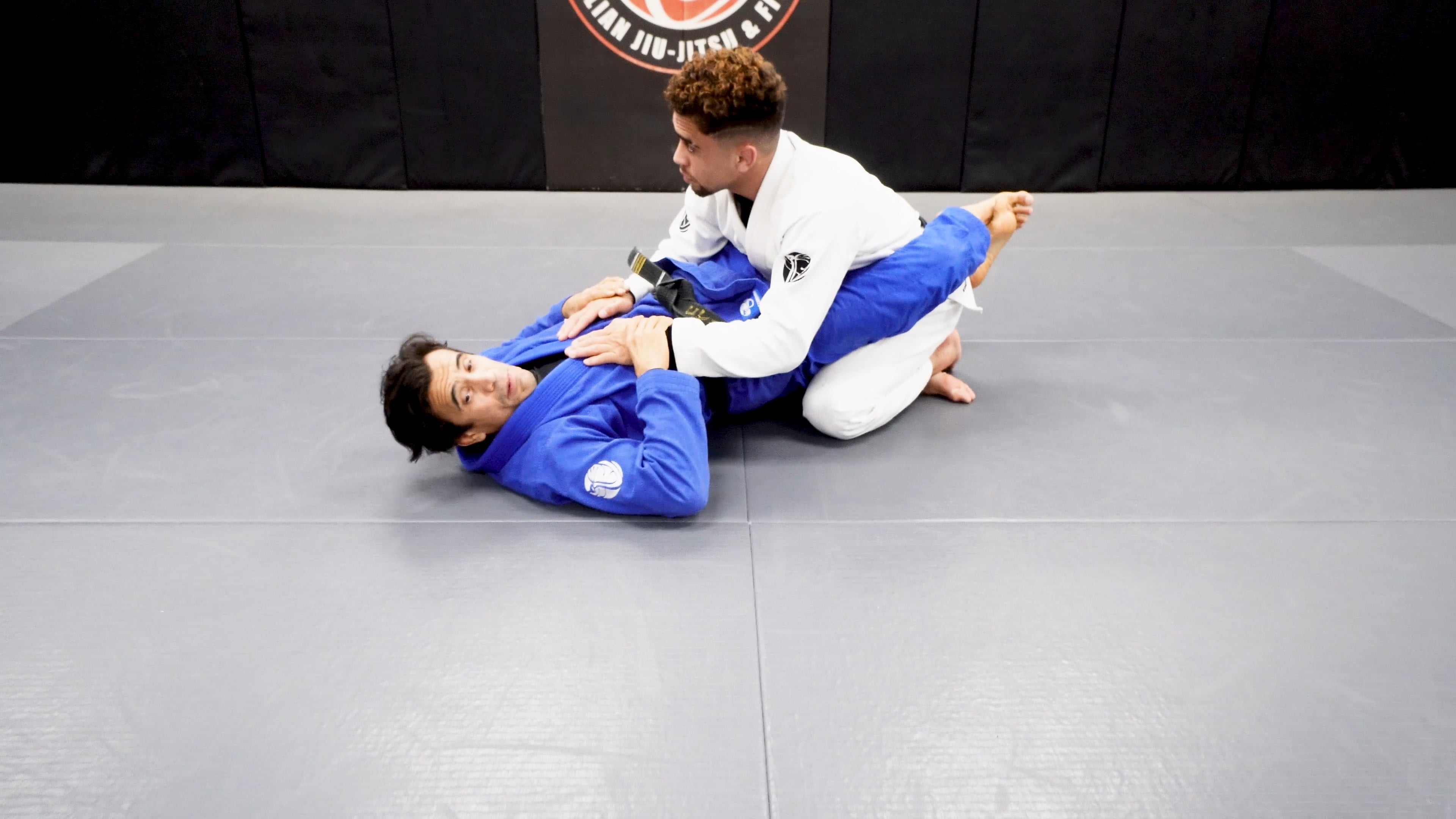 Triangle Holding The Belt For Sport Jiu Jitsu